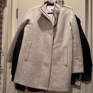 Light grey pea coat